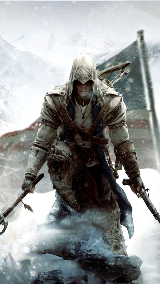 Das Assassins Creed III Wallpaper 640x1136