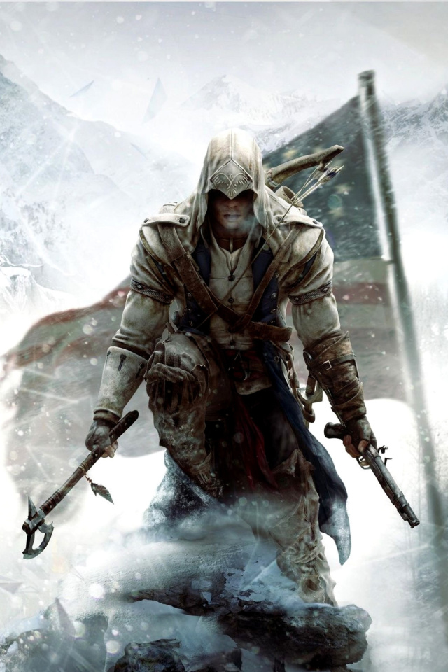 Sfondi Assassins Creed III 640x960