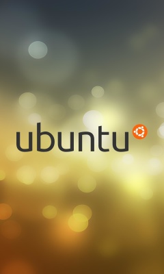 Das Ubuntu OS Wallpaper 240x400