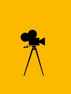 Das Mickey Mouse Camera Wallpaper 240x320