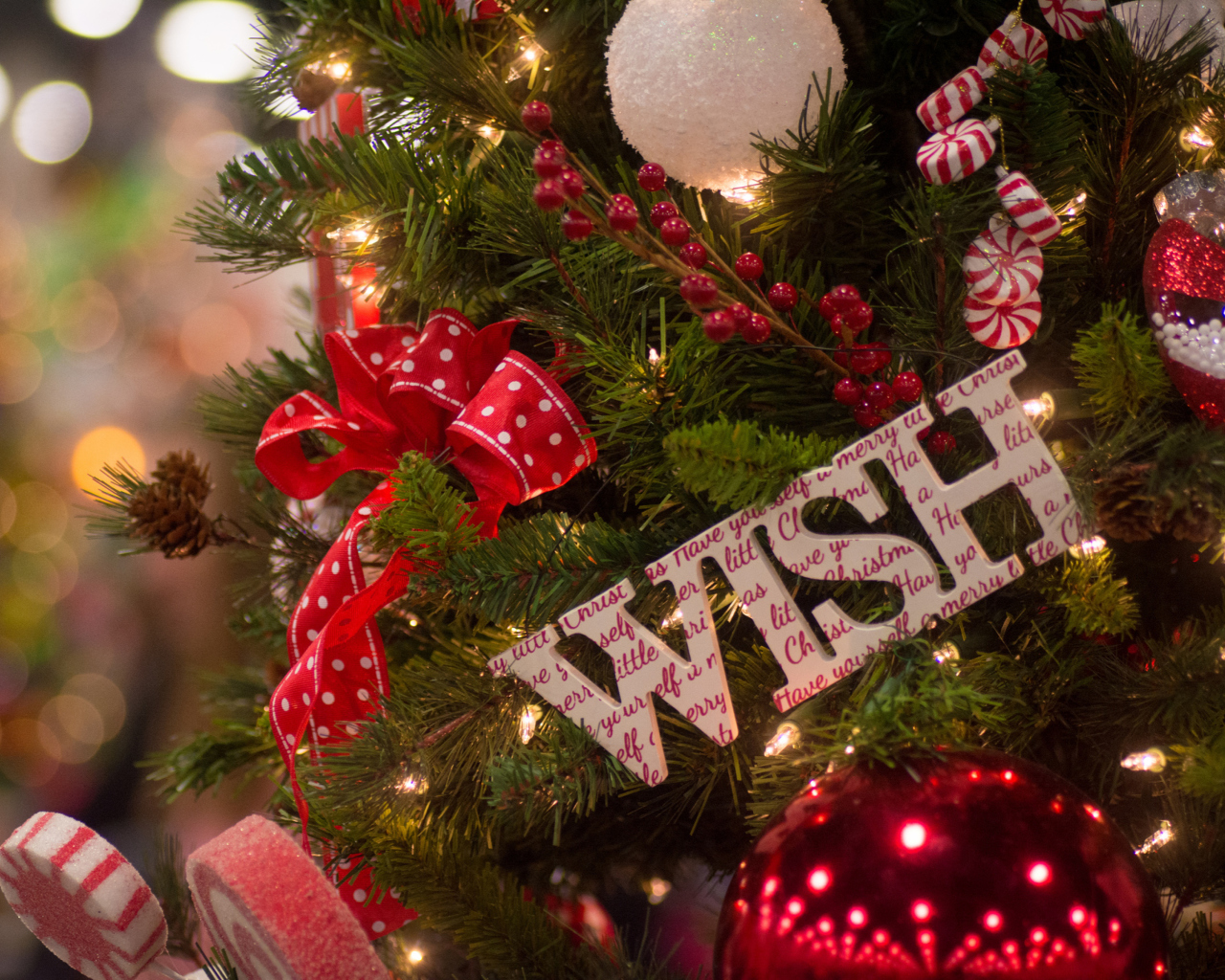 Das Best Christmas Wishes Wallpaper 1280x1024
