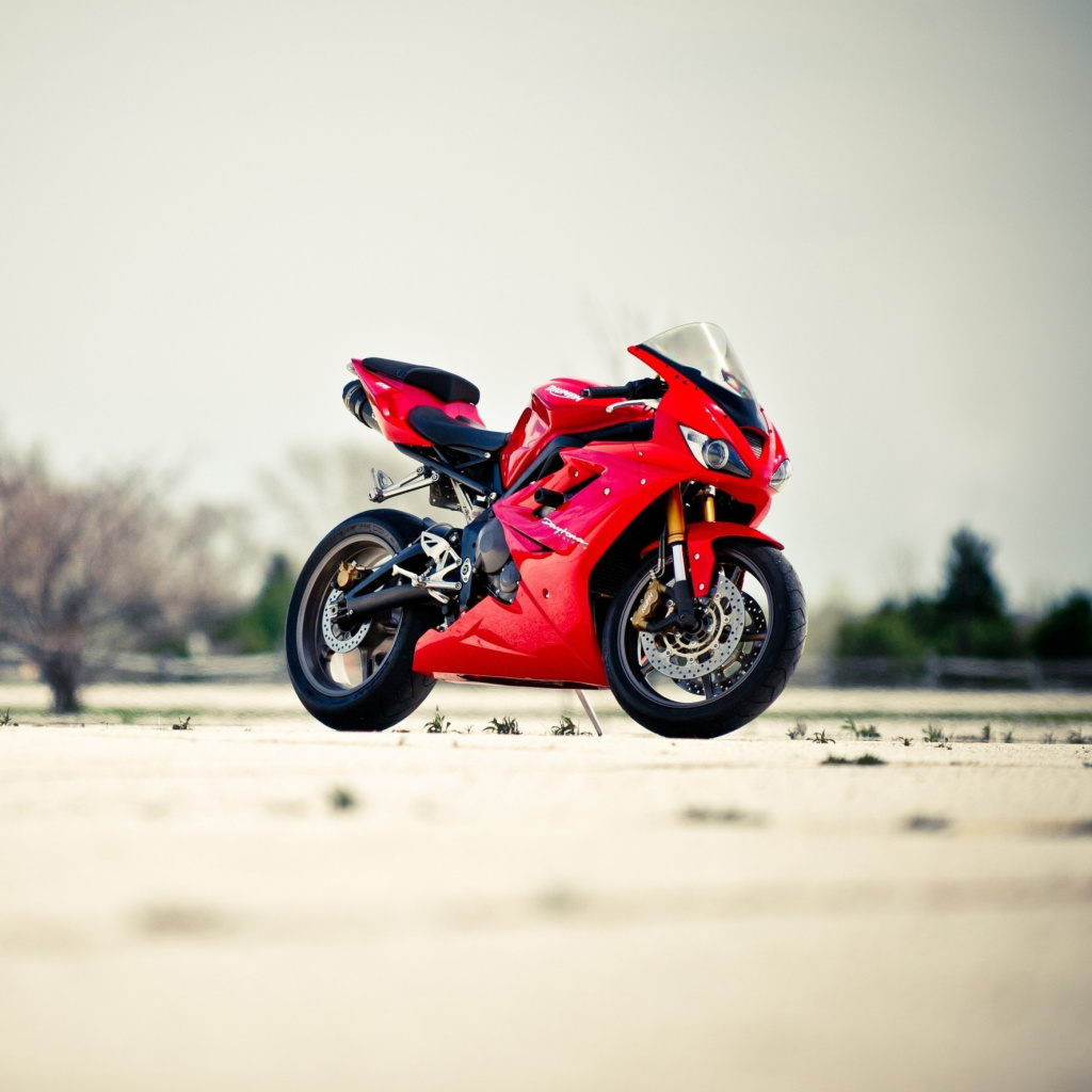 Das Triumph Daytona 675 Sport Bike Wallpaper 1024x1024