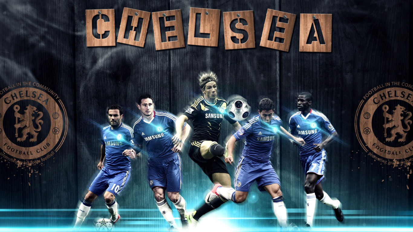 Screenshot №1 pro téma Chelsea, FIFA 15 Team 1366x768