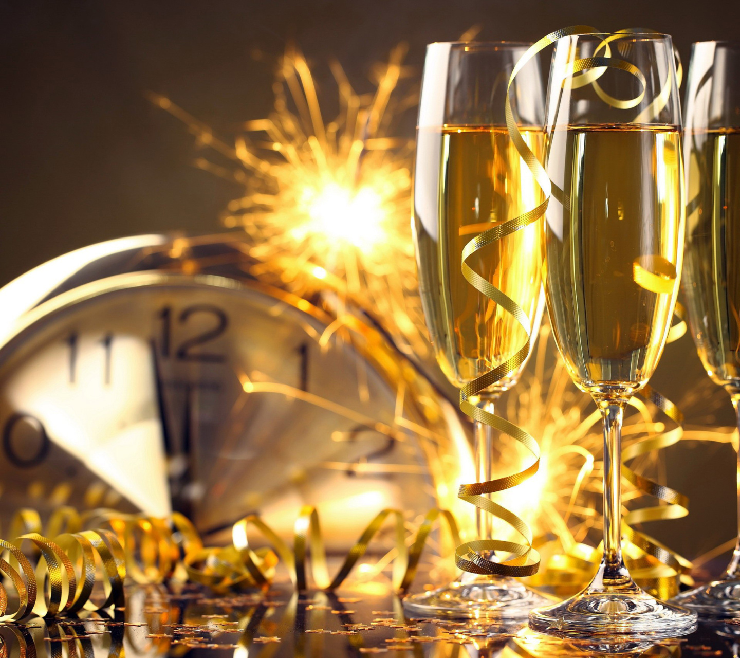 Das Happy New Year Countdown Wallpaper 1440x1280