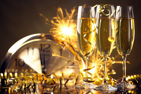 Das Happy New Year Countdown Wallpaper 480x320