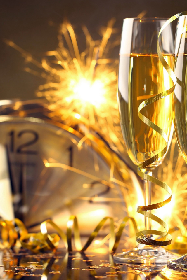 Das Happy New Year Countdown Wallpaper 640x960