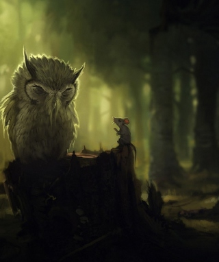 Wise Owl - Obrázkek zdarma pro Nokia C1-01