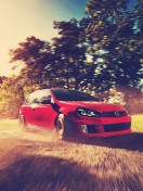 Sfondi Red Golf Gti Drift 132x176