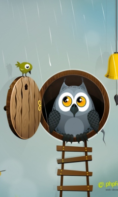 Screenshot №1 pro téma Autumn Owl 240x400