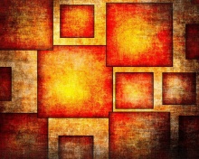 Orange squares patterns wallpaper 220x176