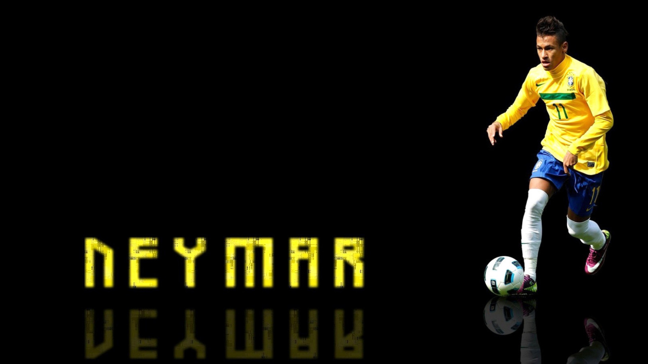 Обои Neymar Brazilian Professional Footballer 1280x720