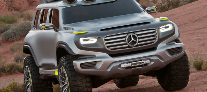 Screenshot №1 pro téma Mercedes Ener-G-Force Off-Road Concept 720x320