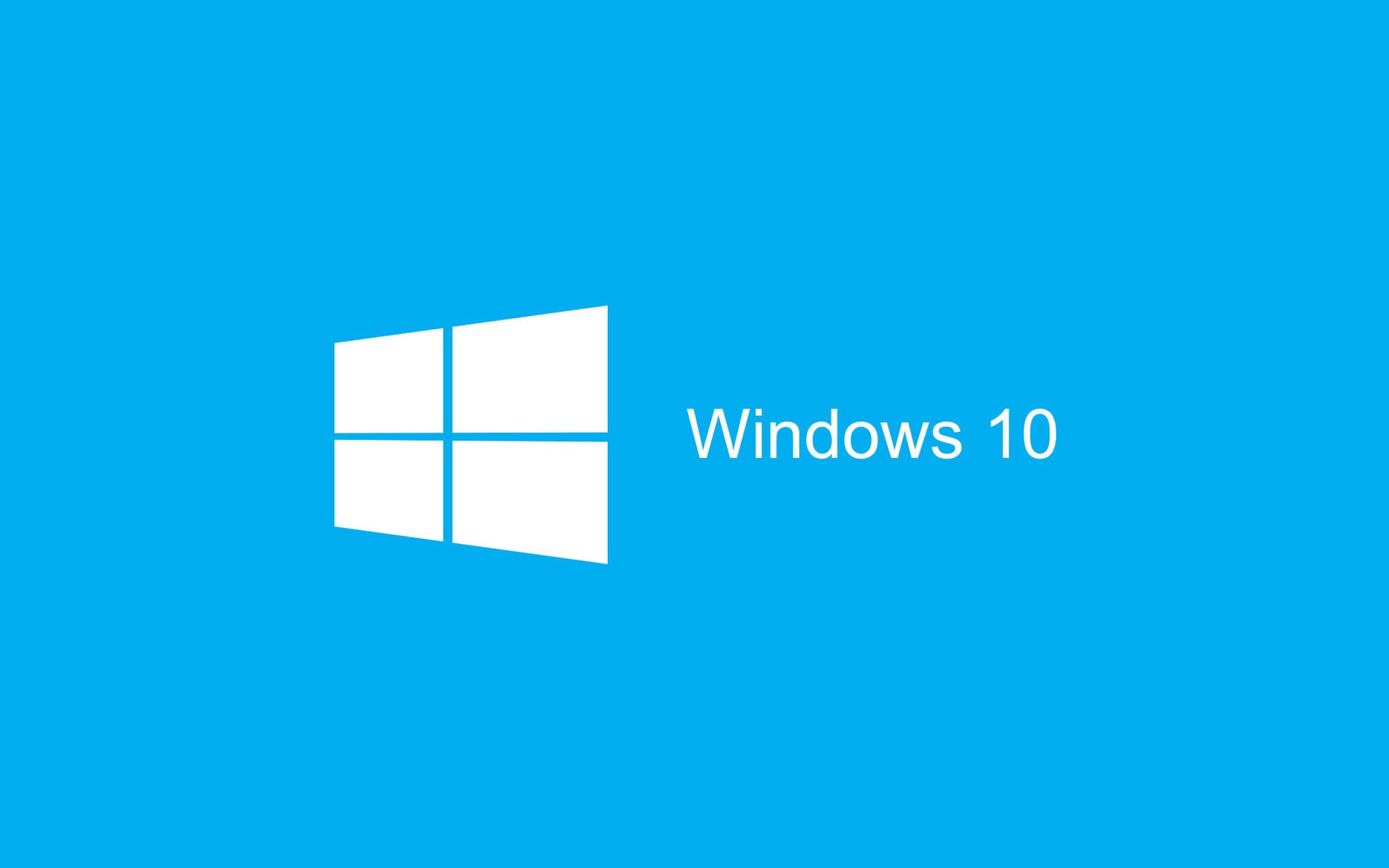 Fondo de pantalla Blue Windows 10 HD 1920x1200
