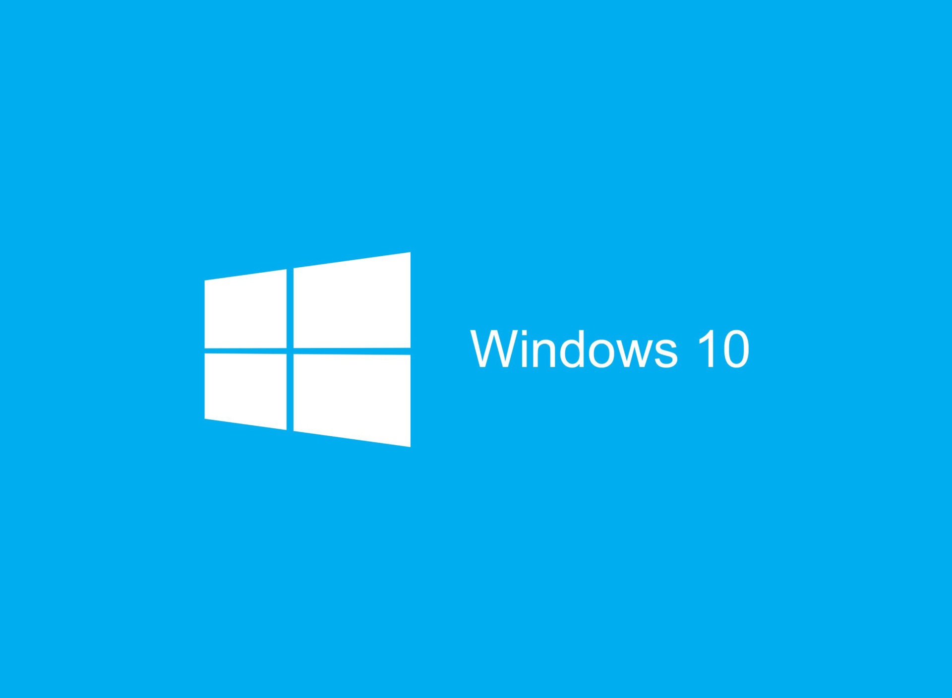 Blue Windows 10 HD screenshot #1 1920x1408