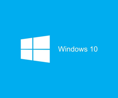 Blue Windows 10 HD screenshot #1 480x400