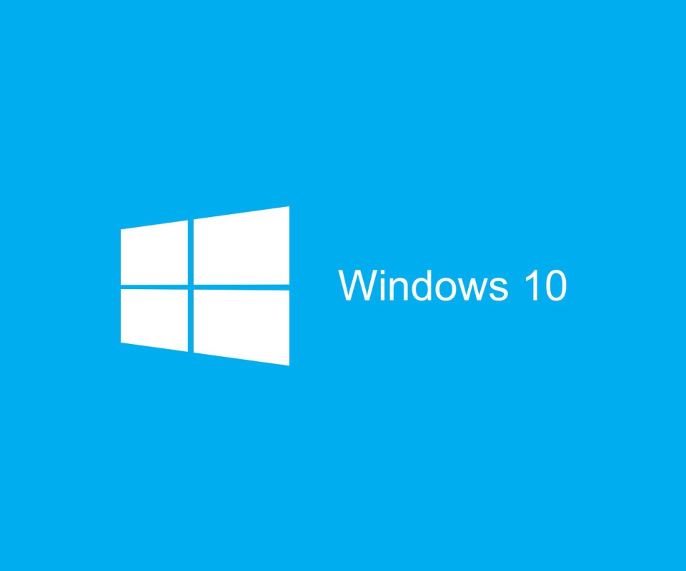 Blue Windows 10 HD screenshot #1 960x800