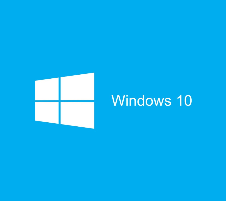 Blue Windows 10 HD screenshot #1 960x854