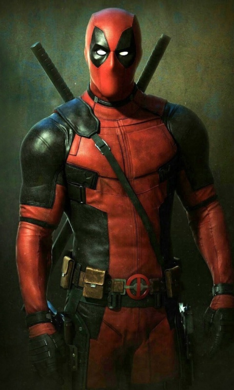 Ryan Reynolds as Deadpool wallpaper 480x800