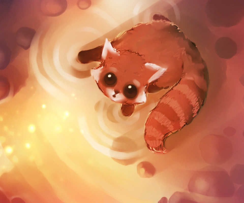 Red Cat Painting screenshot #1 960x800