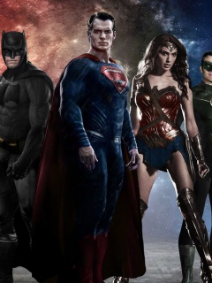 Обои Batman v Superman Dawn of Justice Band 240x320