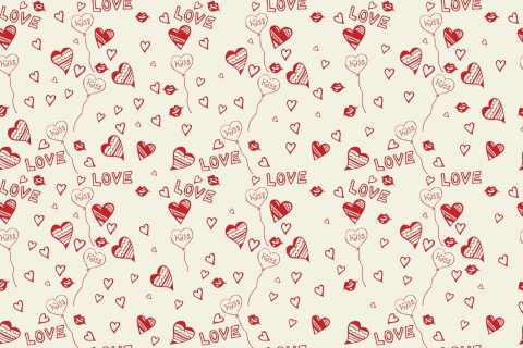 Das Love And Kiss Wallpaper 480x320
