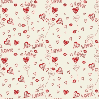 Love And Kiss papel de parede para celular para iPad mini