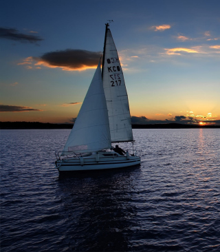 Sailboat At Sunset - Obrázkek zdarma pro Nokia X3-02