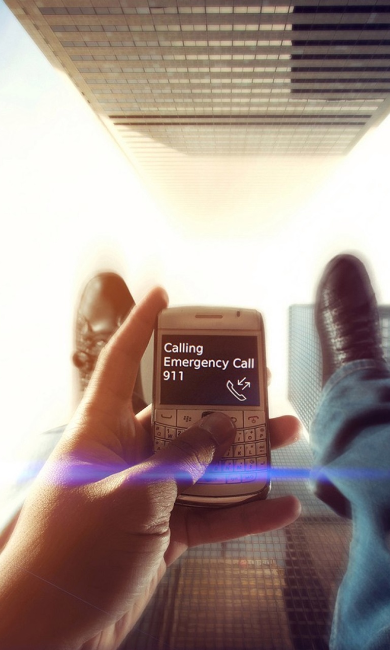 Emergency call wallpaper 768x1280