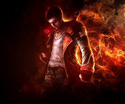 Обои Dante from Devil may cry 5 480x400
