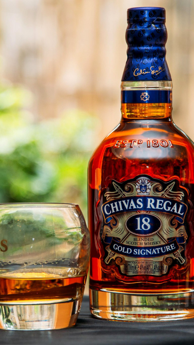 Das Chivas Regal 18 Year Old Whisky Wallpaper 640x1136