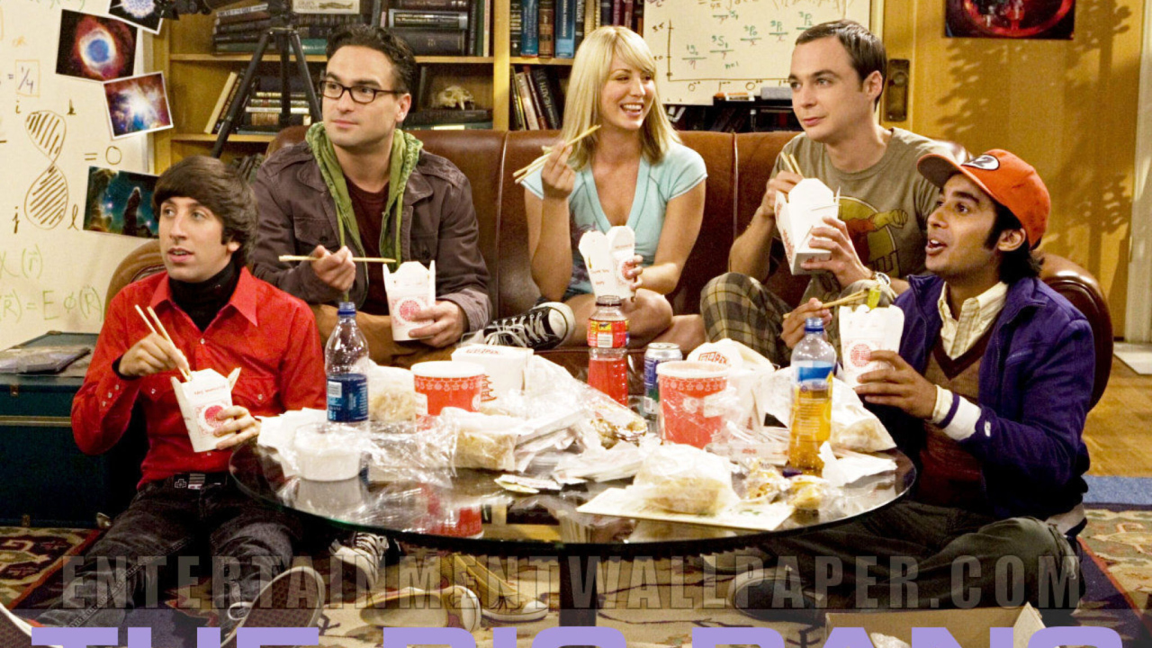 Fondo de pantalla The Big Bang Theory 1280x720
