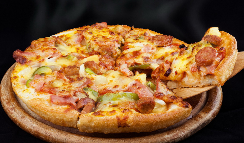 Das Pizza from Pizza Hut Wallpaper 1024x600