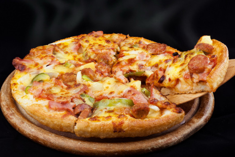 Pizza from Pizza Hut wallpaper 480x320