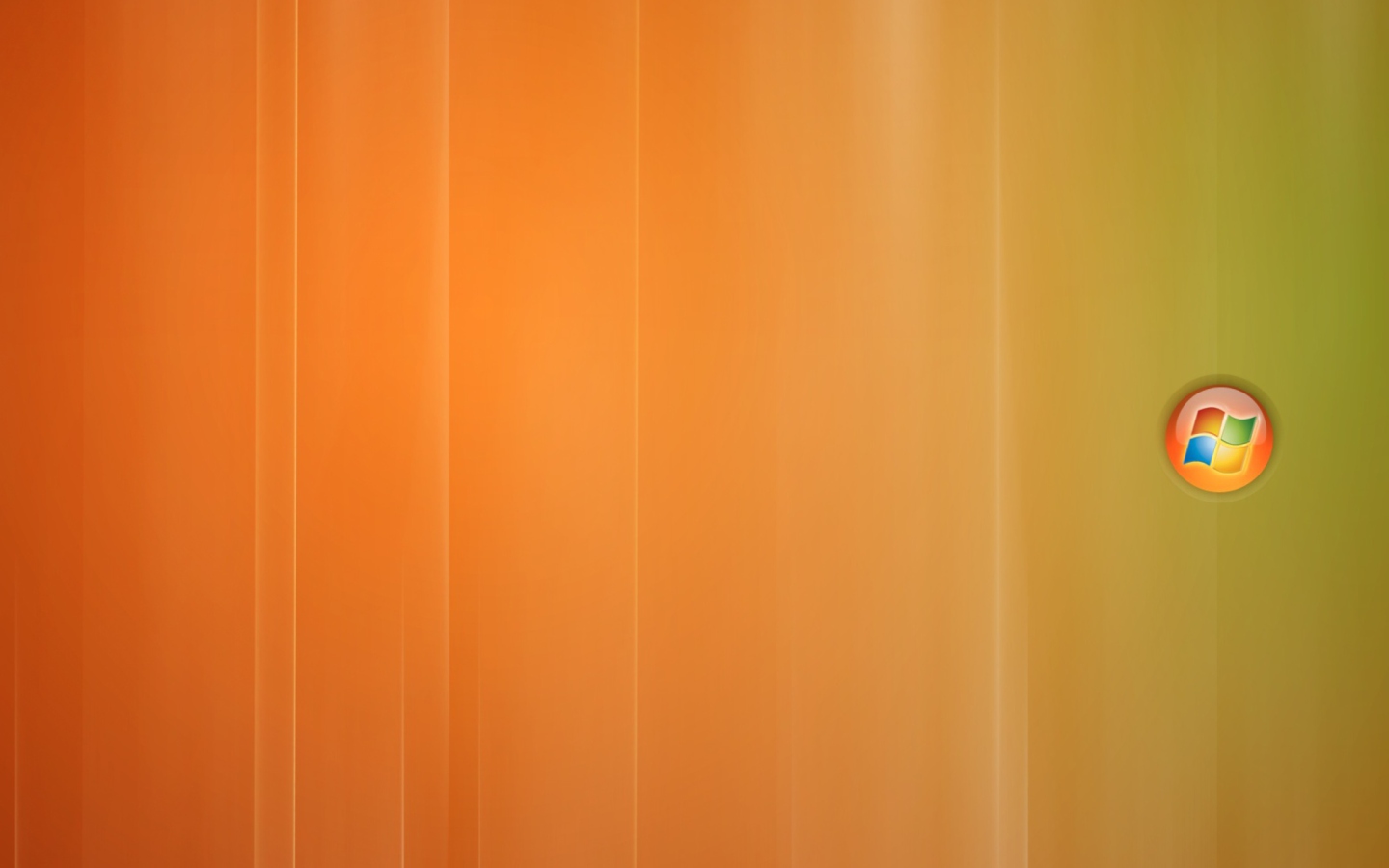 Orange Windows wallpaper 1440x900