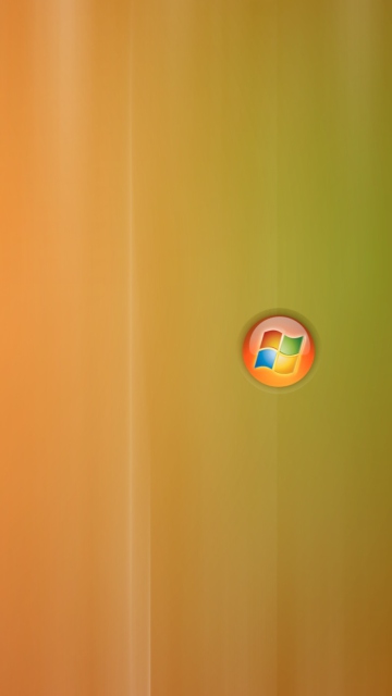 Das Orange Windows Wallpaper 360x640