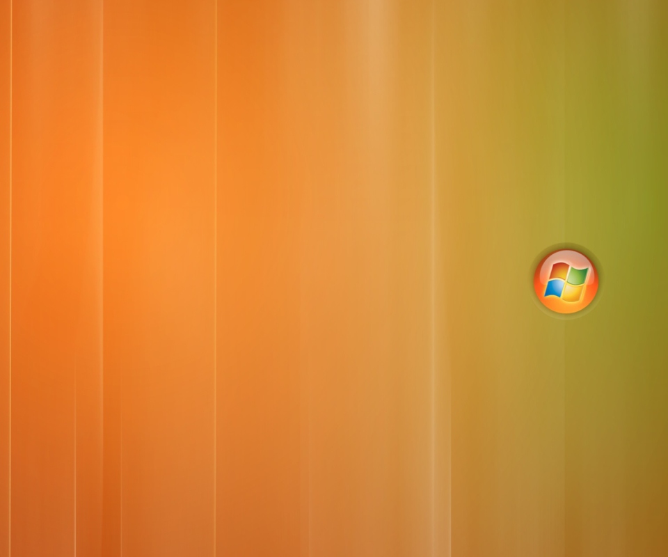 Das Orange Windows Wallpaper 960x800