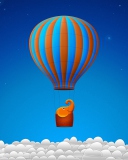 Screenshot №1 pro téma Flying Elephant 128x160