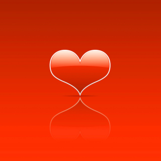 Red Heart - Obrázkek zdarma pro iPad Air