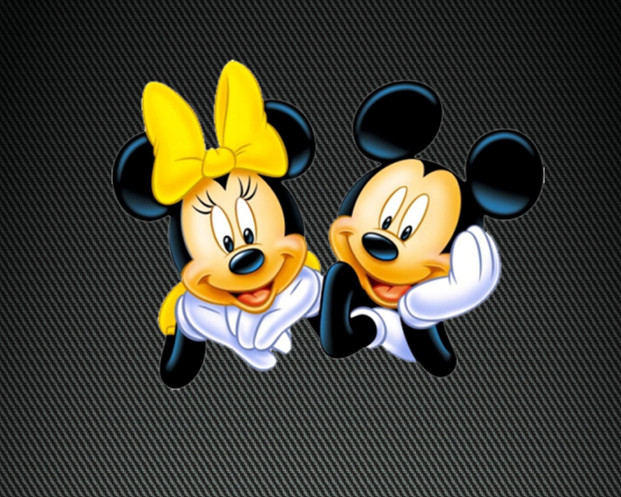 Screenshot №1 pro téma Mickey And Minnie 1280x1024