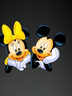 Sfondi Mickey And Minnie 240x320