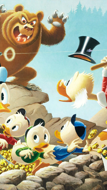 Screenshot №1 pro téma DuckTales, Scrooge McDuck, Huey, Dewey, and Louie 360x640