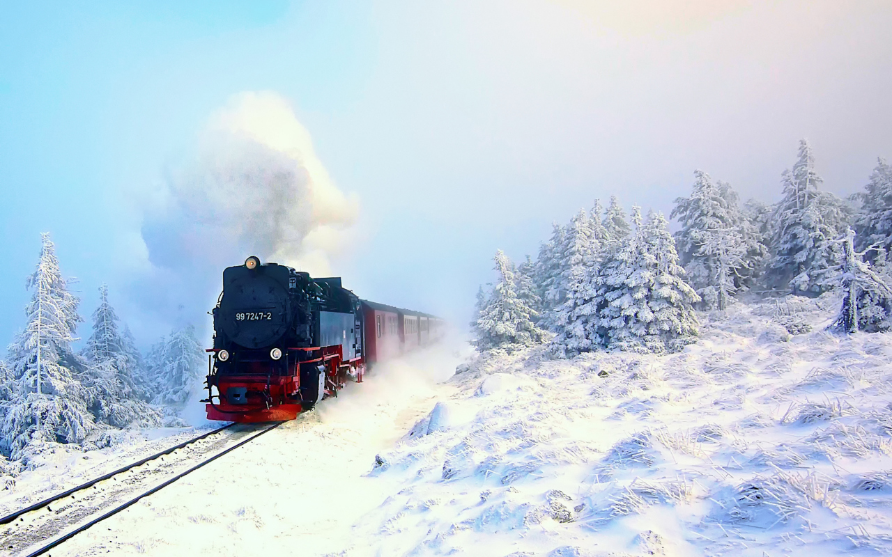 Winter Train Ride screenshot #1 1280x800