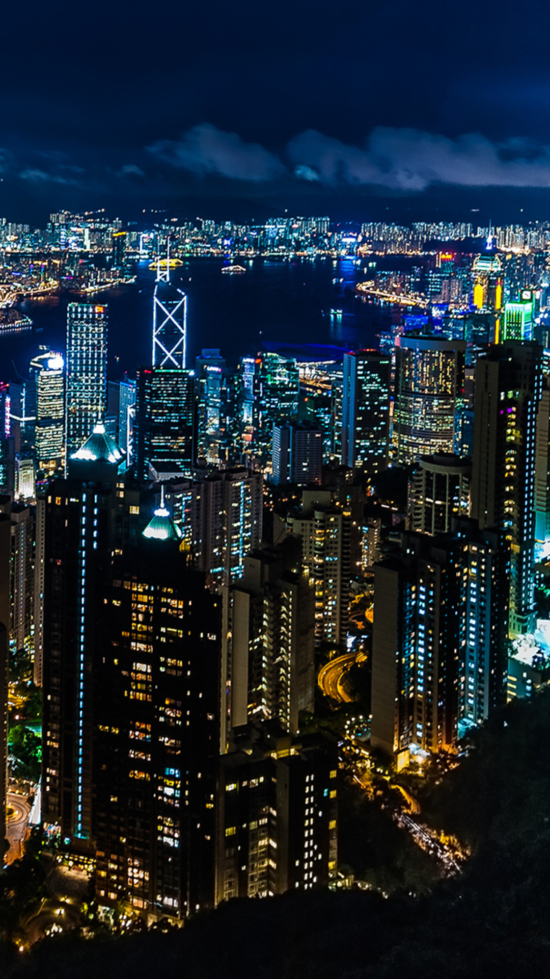 Sfondi Victoria Peak Hong Kong 1080x1920