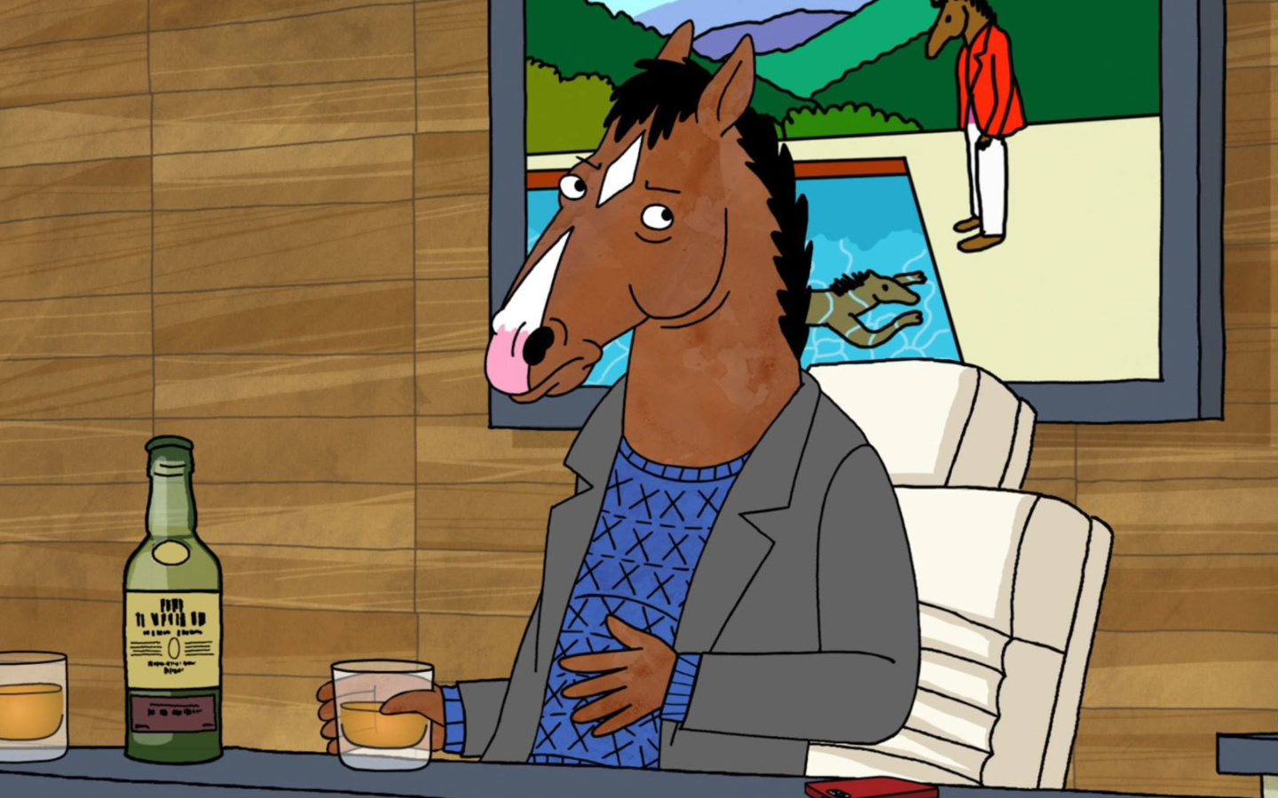 Screenshot №1 pro téma BoJack Horseman Sitcom 1440x900