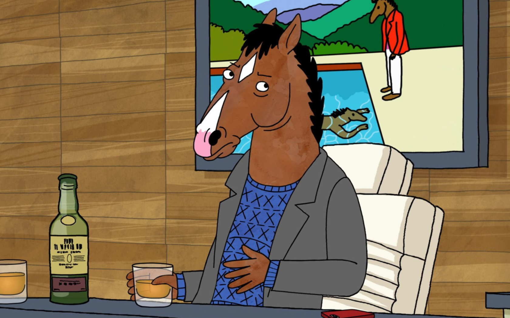 Обои BoJack Horseman Sitcom 1680x1050