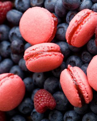 Berries Macaron - Obrázkek zdarma pro iPhone 5