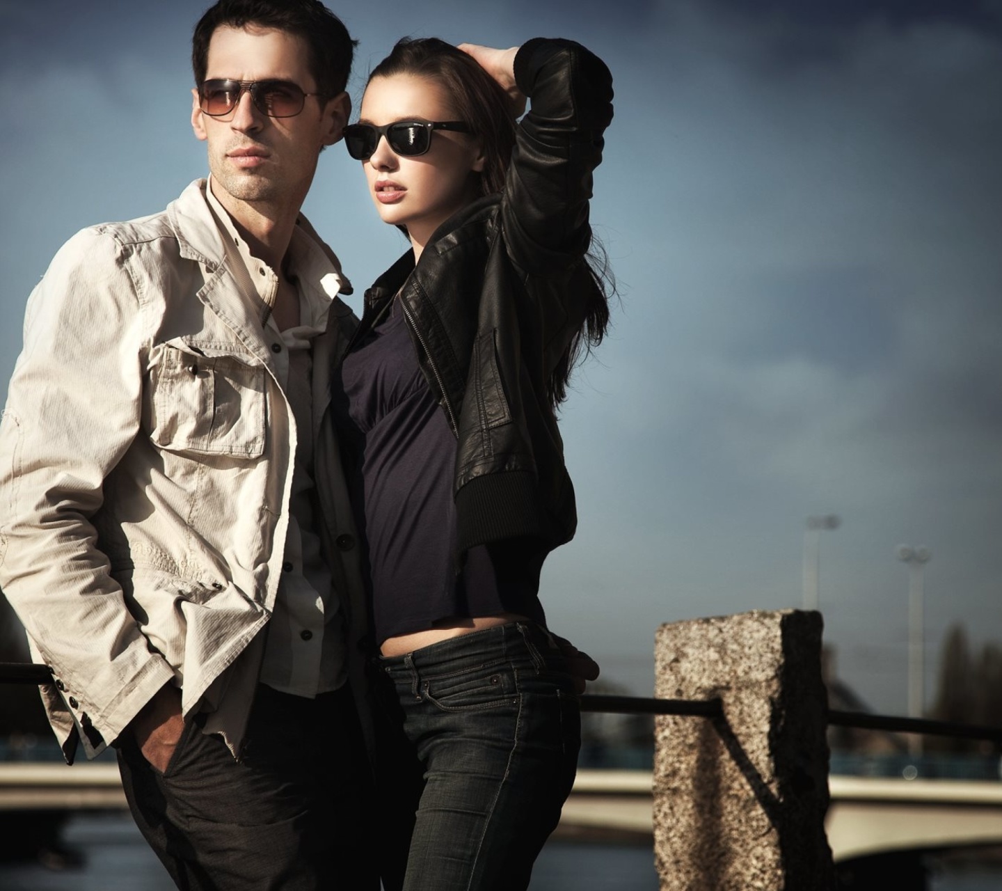 Обои Couple portrait 1440x1280