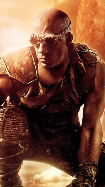 Das Vin Diesel Riddick Movie Wallpaper 360x640