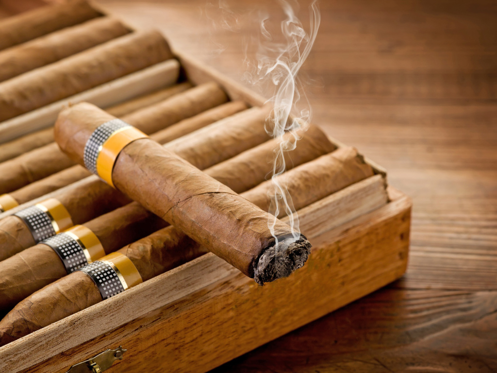 Fondo de pantalla Cuban Cigar Cohiba 1024x768