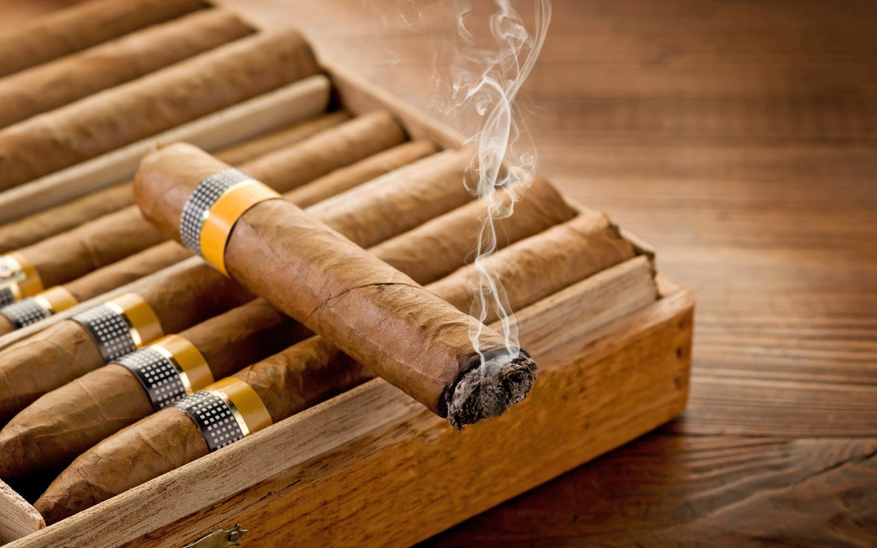 Fondo de pantalla Cuban Cigar Cohiba 1280x800